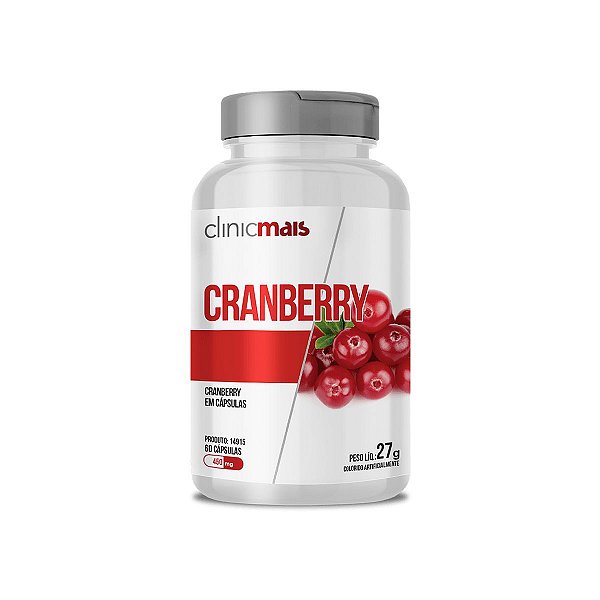Cranberry -  60 capsulas – Clinic Mais