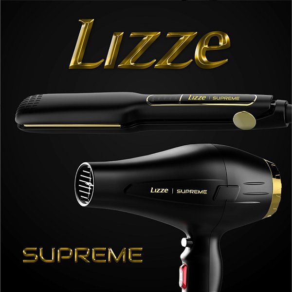 KIT SECADOR E PRANCHA LIZZE SUPREME