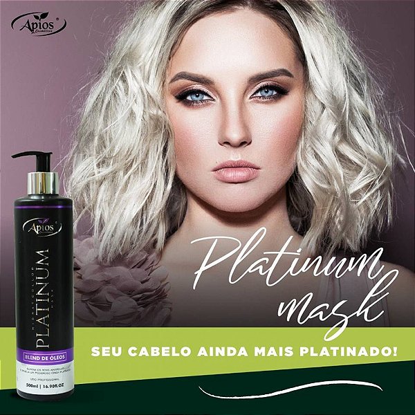 MATIZADOR PROFISSIONAL PLATINUM MASK 500ML