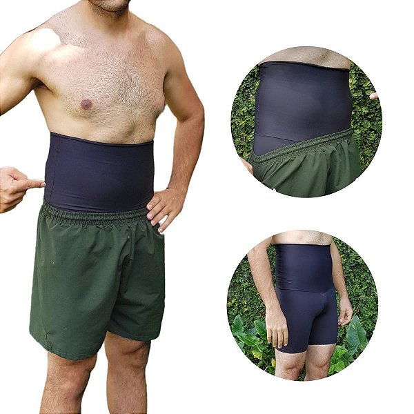 bermuda de cós alto