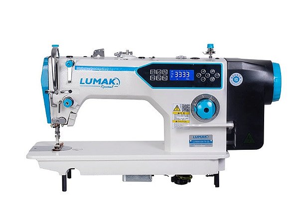 Máquina de Costura Reta Industrial Lumak Lu9800d4-Tk com Kit Calcadores + Bobinas + Agulhas