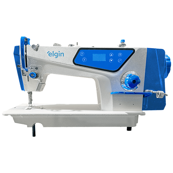 Máquina de Costura Industrial Reta ELGIN RT1046 Direct Drive com Kit de Calcadores + Bobinas + Agulhas