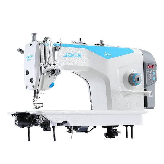 Máquina de Costura Reta Industrial Jack A2 B Direct Drive com Kit Calcadores + Bobinas + Agulhas