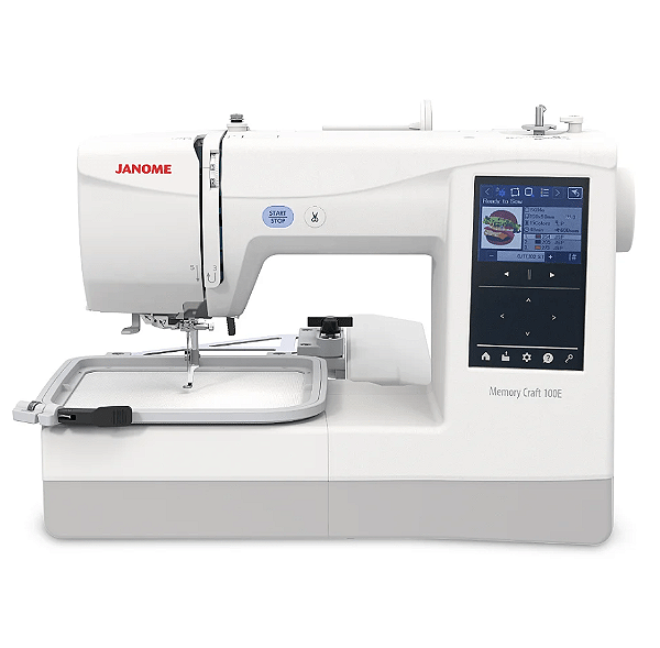 Lançamento Máquina de Bordado Janome MC100E Área 14x14 cm