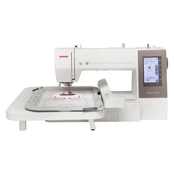 Máquina de Bordado Janome MC550E Área 20x36 cm