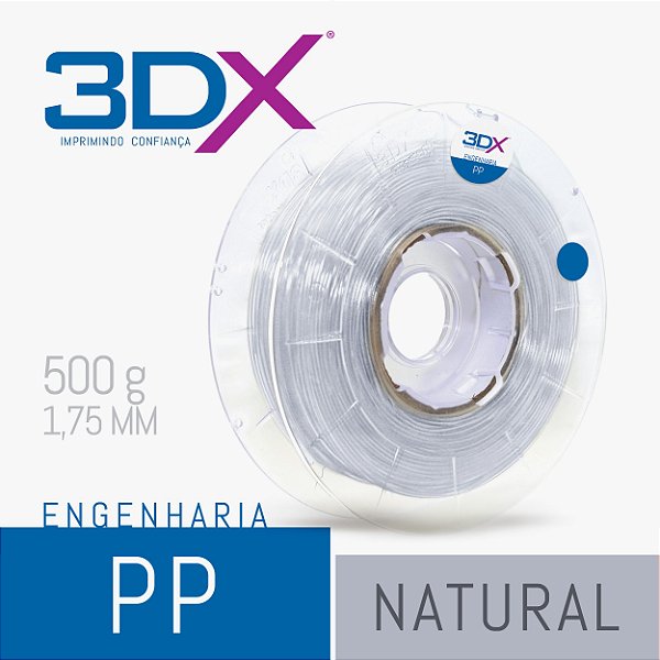 Filamento PP HF Natural 1,75 Mm 500g (polipropileno)