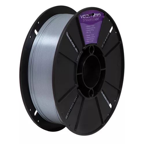 Filamento PLA Silk V5 1kg 1,75 Aluminio
