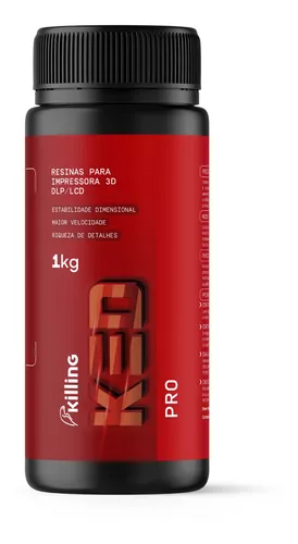 Resina KED DLP / SLA 1Kg - PRO - Cinza