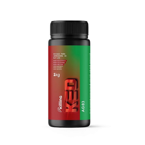 Resina KED DLP / SLA 1Kg - AG83 - Cinza