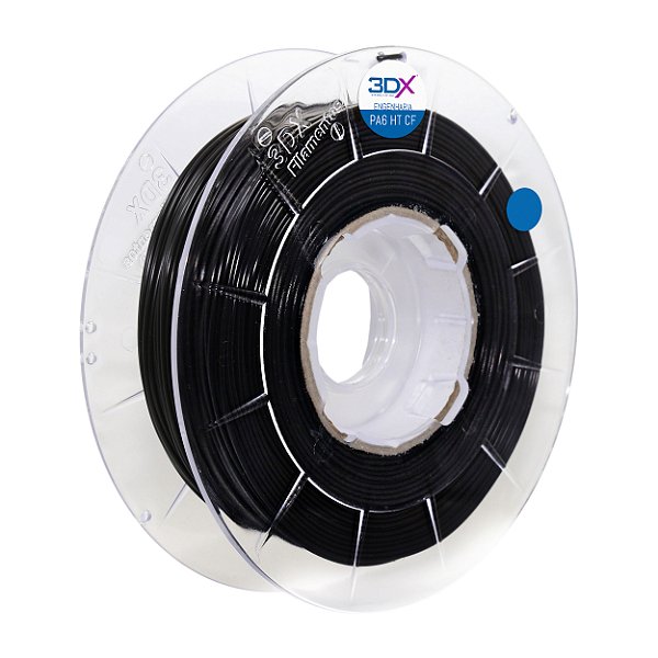Filamento PA6 HT CF 15 1kg 2,85 Preto (Fibra de Carbono)