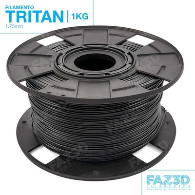 Filamento Tritan 1kg 1,75 Preto