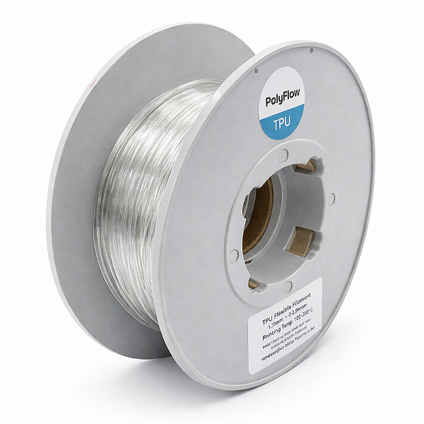 Filamento TPU PF D60 Flexível 1kg 1,75 Natural