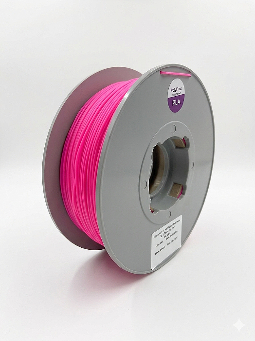 Filamento PolyFlow PLA HS 1kg 1,75 Rosa Neon