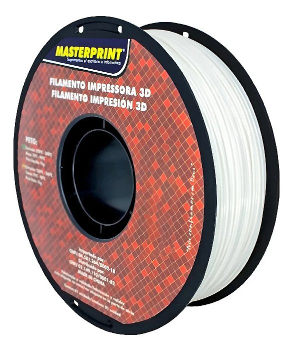 Filamento Masterprint ABS 1kg 1,75 Branco