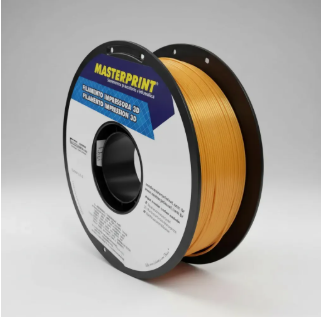 Filamento Masterprint PLA 1kg 1,75 Amarelo Dourado Silk