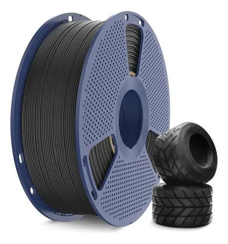 Filamento Sunlu TPU A95 Flexível 1kg 1,75 Preto