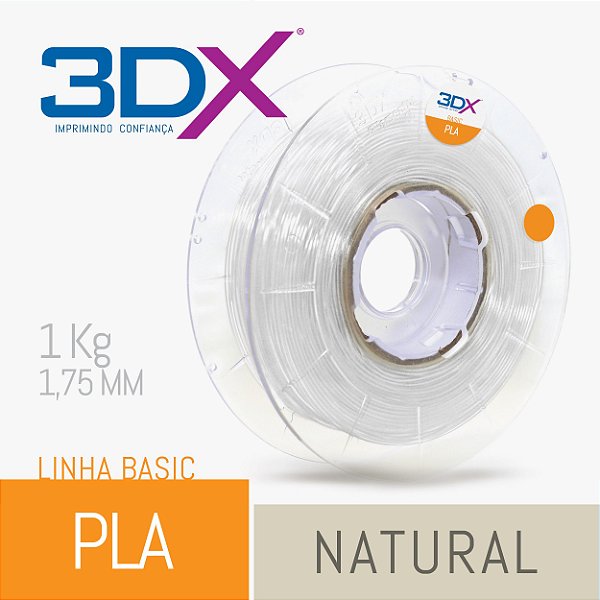 Filamento Pla Basic 1,75 Mm 1kg Natural