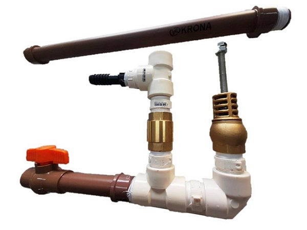 Kit Carneiro Hidráulico 3/4 Bomba D'agua Montado Globo Rural