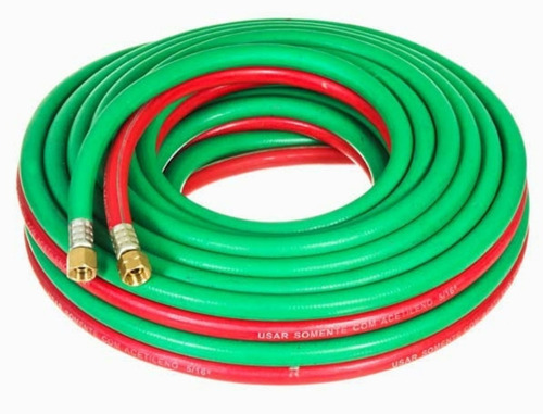 Mangueira Solda Dupla Oxi / Acet 300psi 5/16 T.prensado 10m