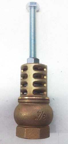 Válvula Fundo Poço Metal 3/4 Montada P/ Carneiro Hidráulico