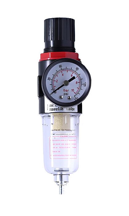 Filtro De Ar 1/4 Regulador Pressão Compressor Sp Afr2000