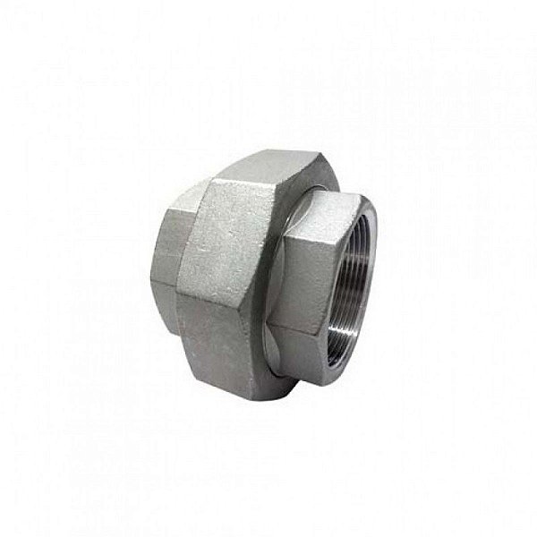 União Em Inox 304 Conica 150 Lbs Rosca Bsp 3/4 Pol