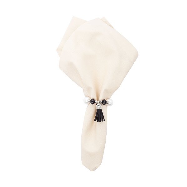 Porta-Guardanapo - Black Leather