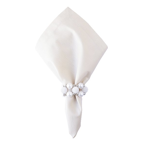 Porta-Guardanapo Duplo - Amora Branca