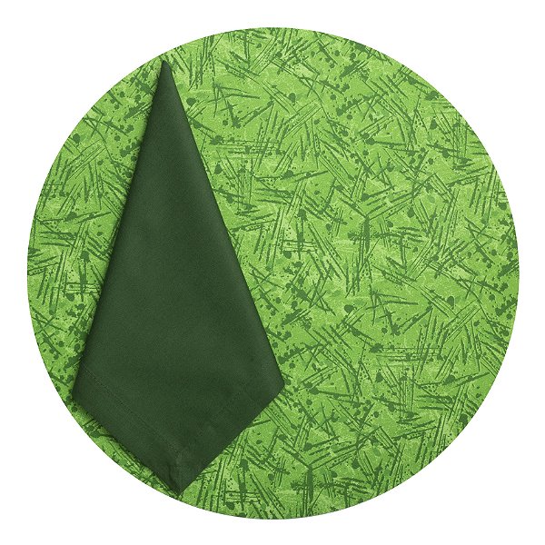 Conjunto Capa para Sousplat e Guardanapo - Alga