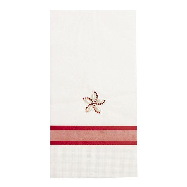 Toalha de Papel para Lavabo Descartável - Catavento Vermelho