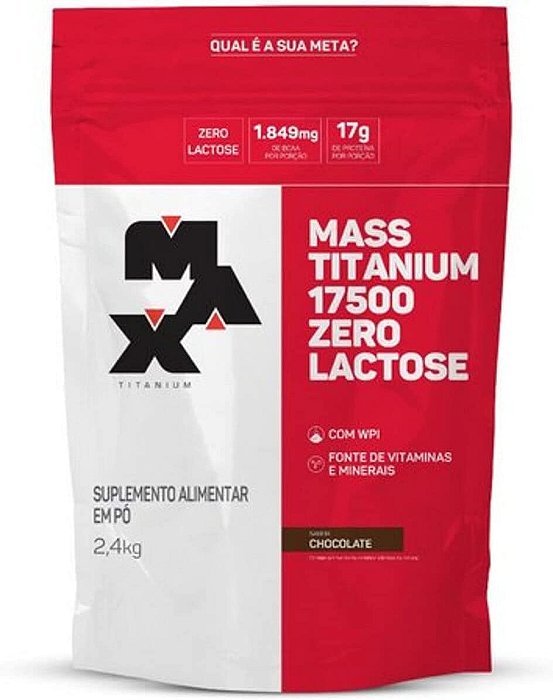 MAX MASS TITANIUM 17500 ZERO LACTOSE (2,4KG) MAX TITANIUM