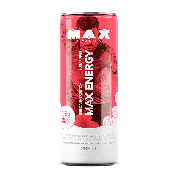 MAX ENERGY (6X269ML) FRAMBOESA MAX TITANIUM