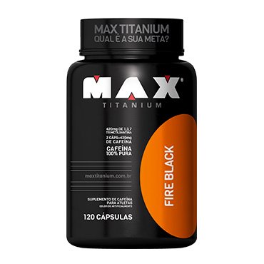 MAX ULTIMATE FIRE BLACK (120CAPS) MAX TITANIUM