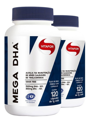 MEGA DHA (120CAPS) VITAFOR
