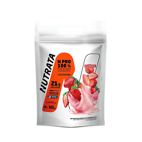 NUT Whey Protein 100% Npro Refil 900g