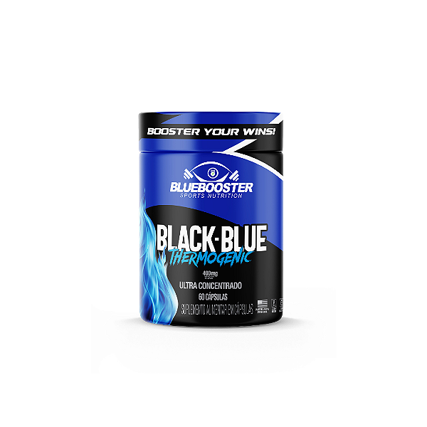 BLUEBOOSTER - BLACK-BLUE THERMOGENIC - 60 caps