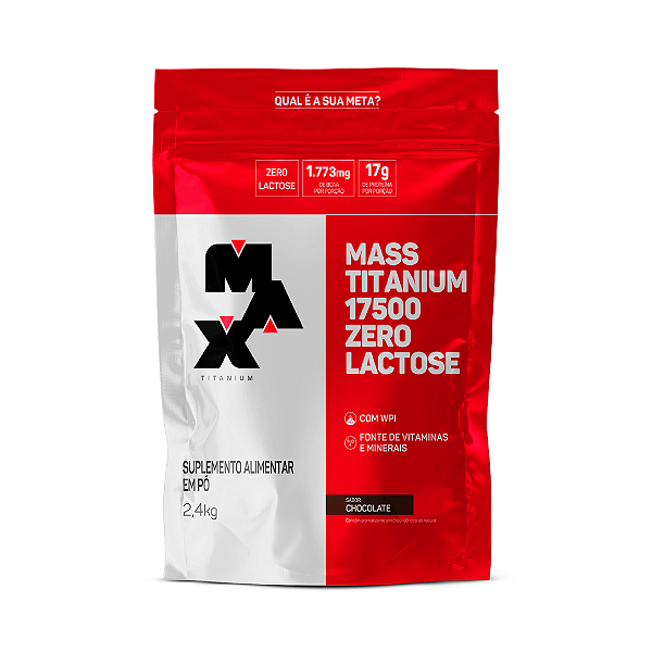 MAX MASS ZERO LACTOSE 2.4KG CHOCOLATE