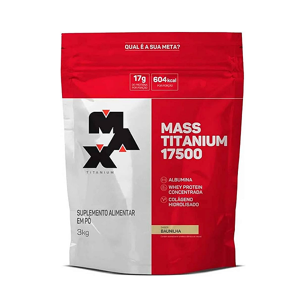 MAX MASS 17500 3KG BAUNILHA