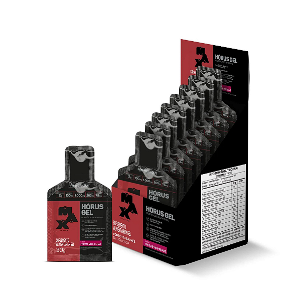 SITE MAX GEL HORUS CX 10X30G FRUTAS VERMELHAS