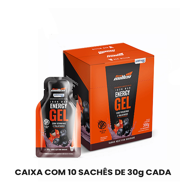 SITE NM GEL ENERGY CX 10X30G ACAI GUARANA
