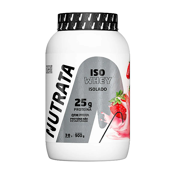 NUT ISO WHEY SABOR MORANGO 900 GR