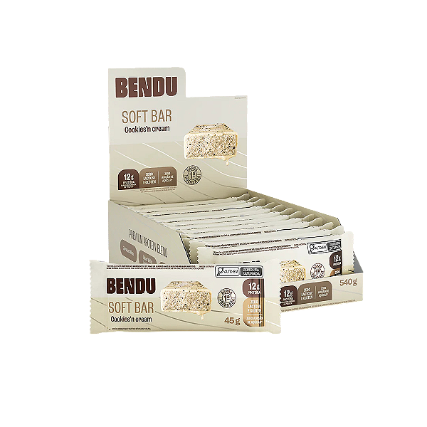 SITE BENDU Soft Bar Cookies CX 12X45gr