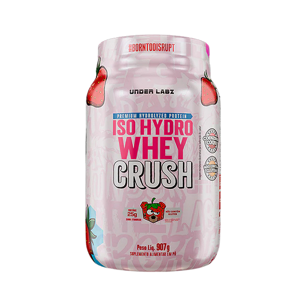 UNDER ISOHYDRO WHEY CRUSH 907G STRAWBEAR