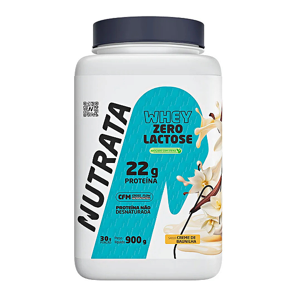 NUT WHEY ZERO LACTOSE BAUNILHA 900GR