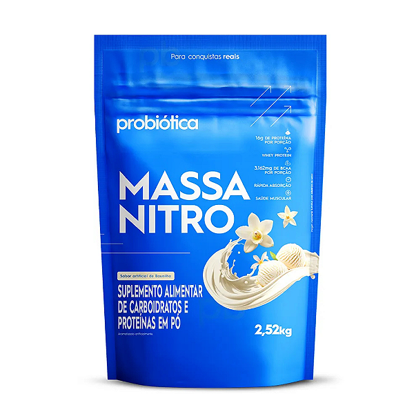 PRO MASSA NITRO 2,5KG BAUNILHA