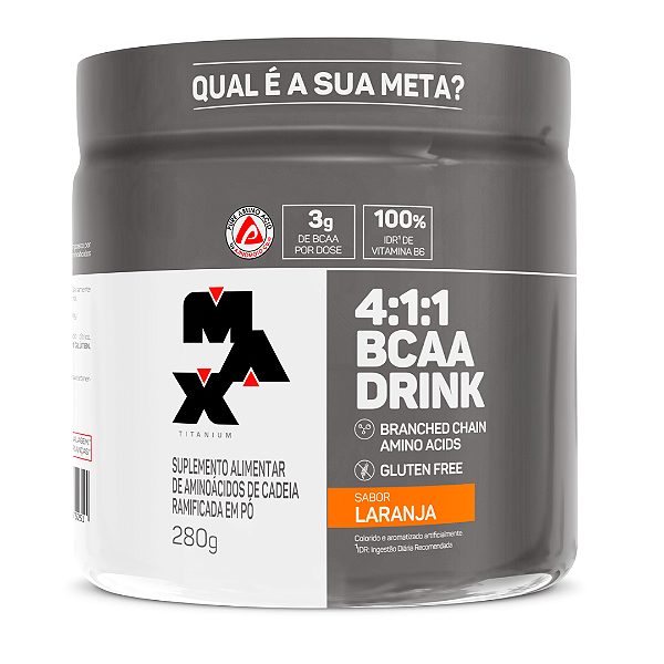 MAX BCAA 4.1.1 280G LARANJA
