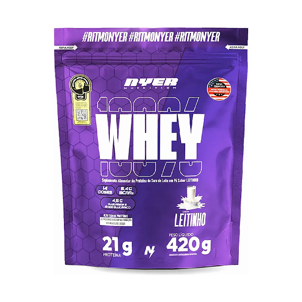 NYER WHEY PROTEIN REFIL 420G LEITINHO