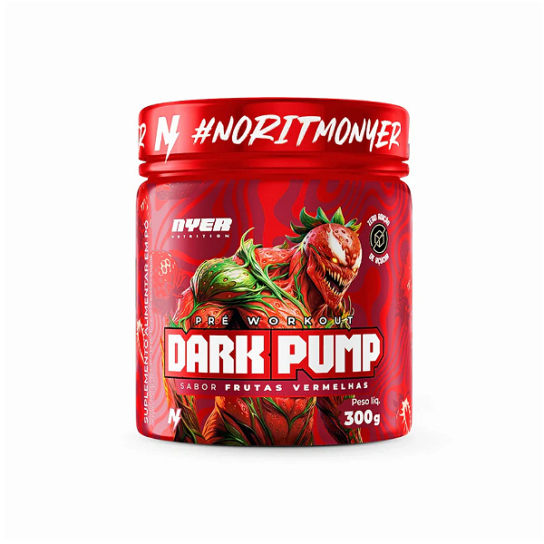 NYER PRE TREINO DARK PUMP 300G FRUTAS VERMELHAS