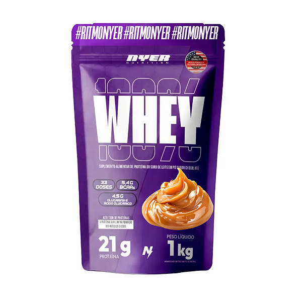 NYER WHEY PROTEIN REFIL 1KG DOCE DE LEITE