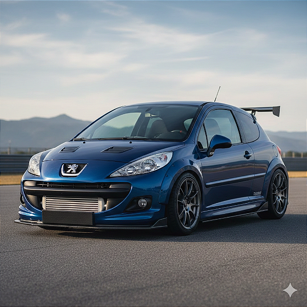 Amortecedor Preparado para 207 TURBO RUA